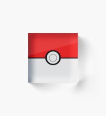 Pokemon Ball Acrylic Block