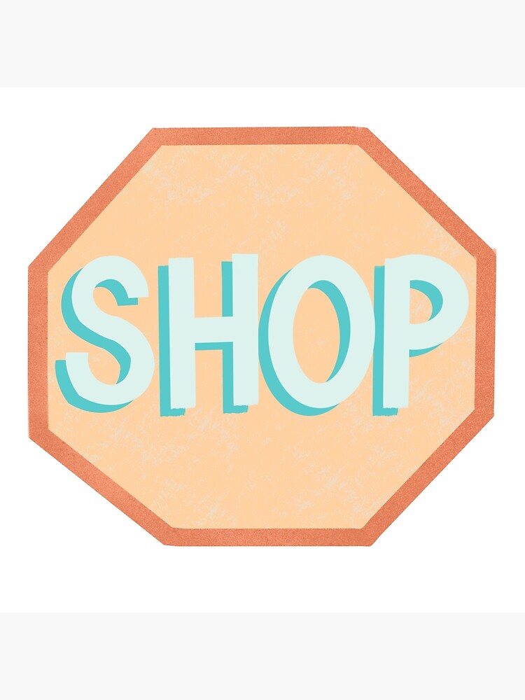 stop-and-shop-poster-by-flinning-redbubble