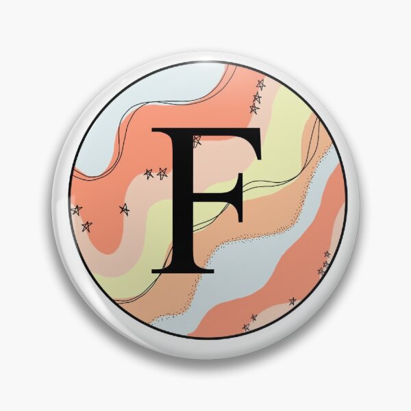 Item preview, F initial circle  designed and sold by createdbyjp.