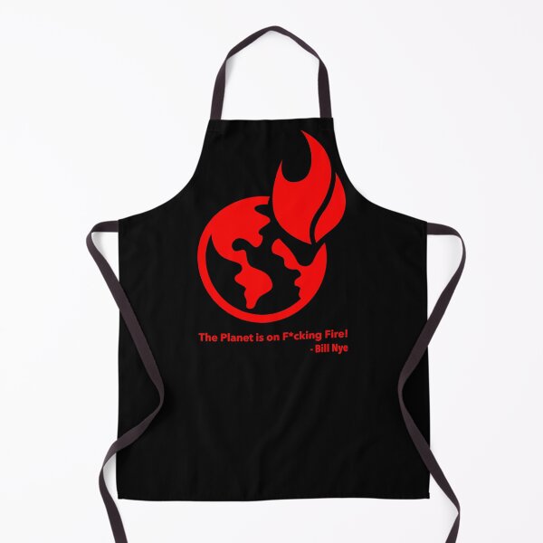 Item preview, The Planet is on F*cking Fire! red (censored) designed and sold by Thelittlelord.