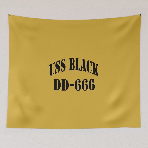 Aperçu de l'œuvre MAGASIN DE NAVIRE USS BLACK (DD-666) créée et vendue par militarygifts.
