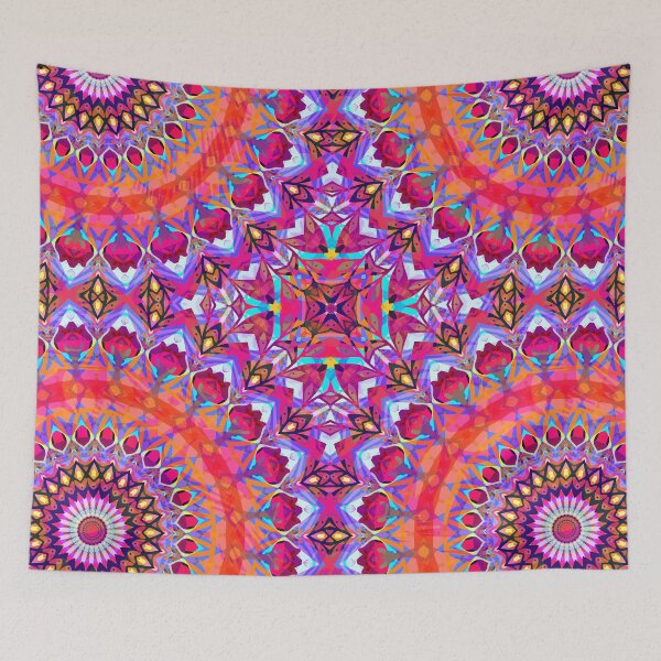 Item preview, Tropical Mantra Fuscia designed and sold by lushkingdom.