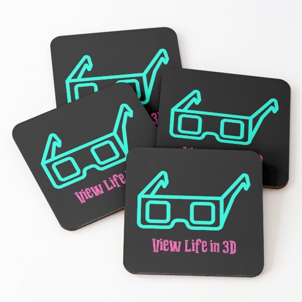 Item preview, View Life in 3D. Cool movie glasses. Fun. designed and sold by shirtdan.