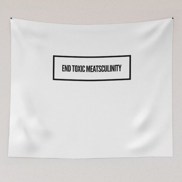 Item preview, End Toxic Meatsculinity, Vegan, Vegan Men designed and sold by lillianya.