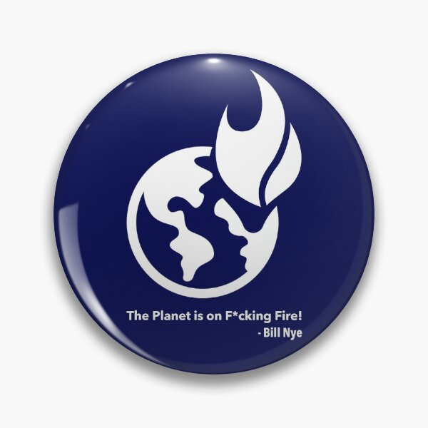 Item preview, The Planet is on F*cking Fire! white (censored) designed and sold by Thelittlelord.