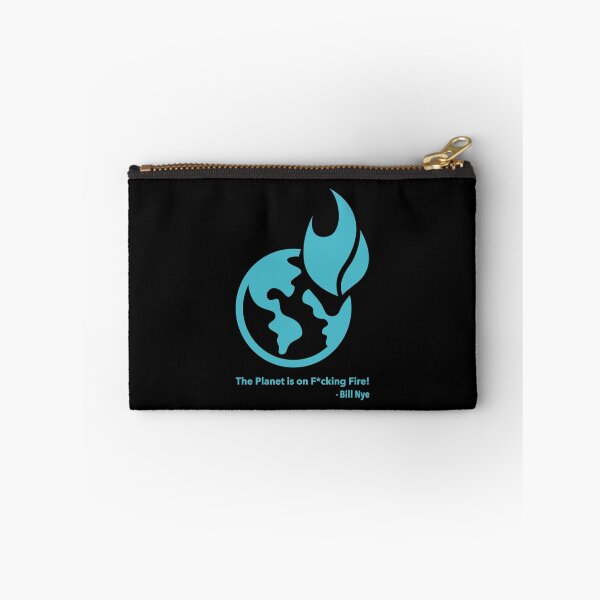 Item preview, The Planet is on F*cking Fire! teal (censored) designed and sold by Thelittlelord.