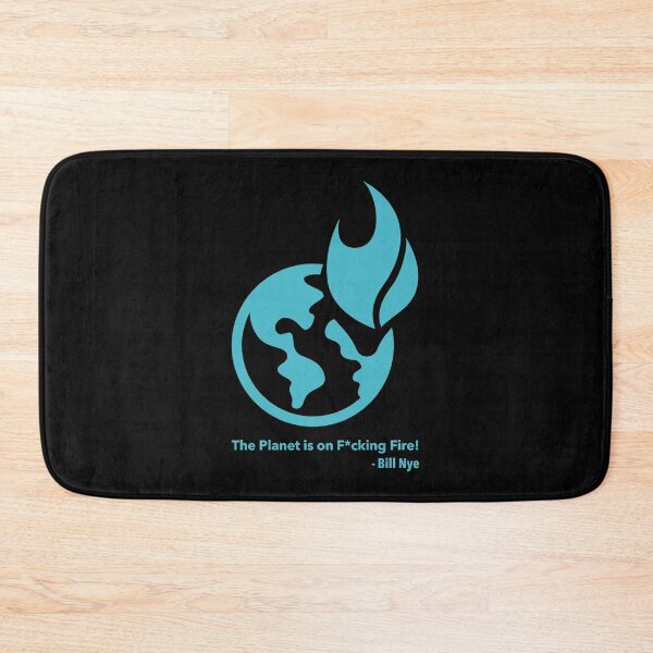 Item preview, The Planet is on F*cking Fire! teal (censored) designed and sold by Thelittlelord.
