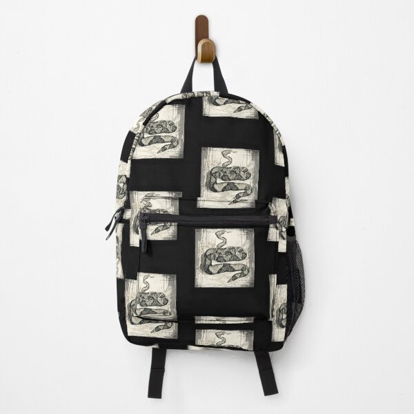 Item preview, Rattlesnake Snake Vintage Black White designed and sold by AZGuzmans.