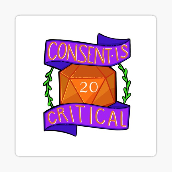 Consent is Critical Sticker