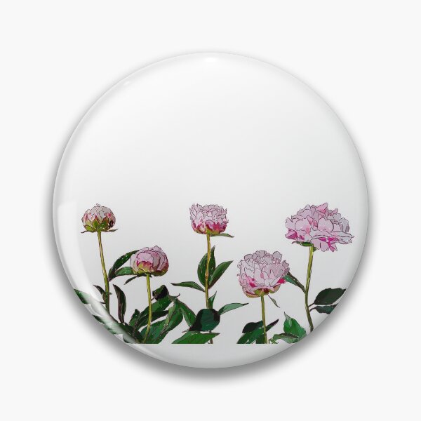 Peonies Pin