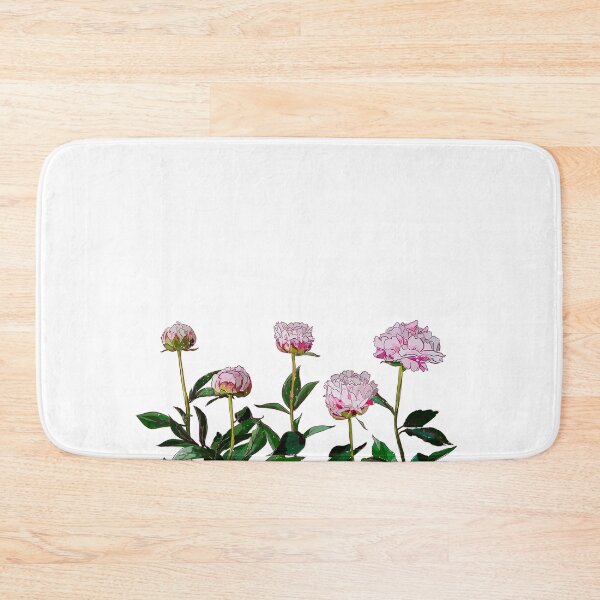 Peonies Bath Mat