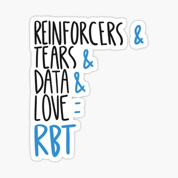 "RBT Appreciation Blue" Sticker by SandboxADesigns Redbubble