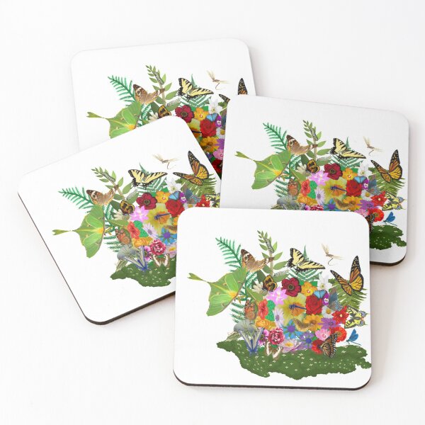 Item preview, butterflies and flowers designed and sold by BellsPainting.
