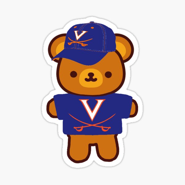 Item preview, UVA teddy bear with hat designed and sold by cats-corner.