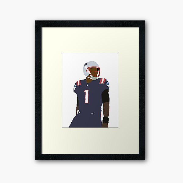 Cam newton framed outlet jersey