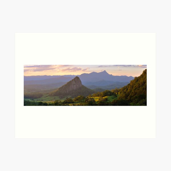 Doughboy Hill & Mt Warning, New South Wales, Australia Art Print
