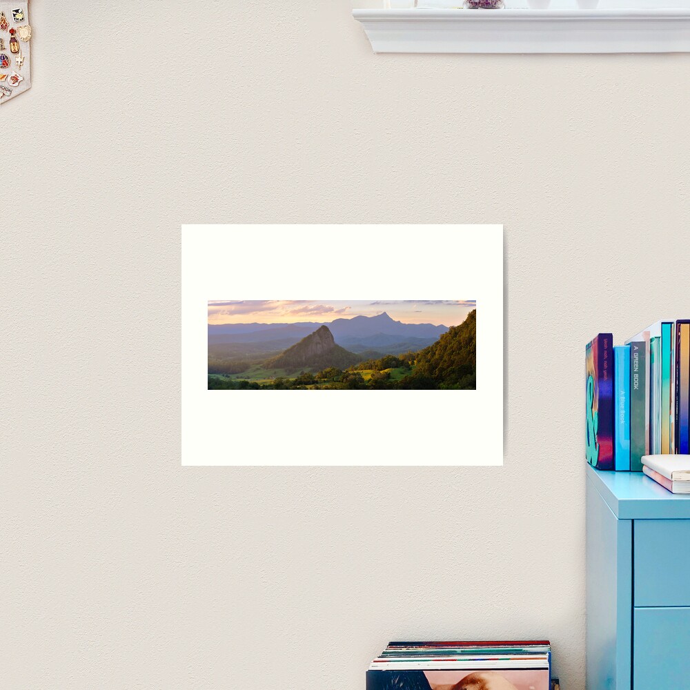 Doughboy Hill & Mt Warning, New South Wales, Australia Art Print