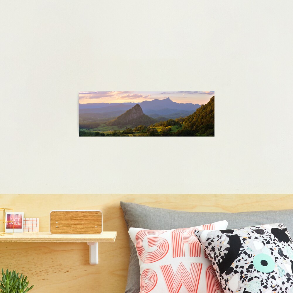 Doughboy Hill & Mt Warning, New South Wales, Australia Photographic Print