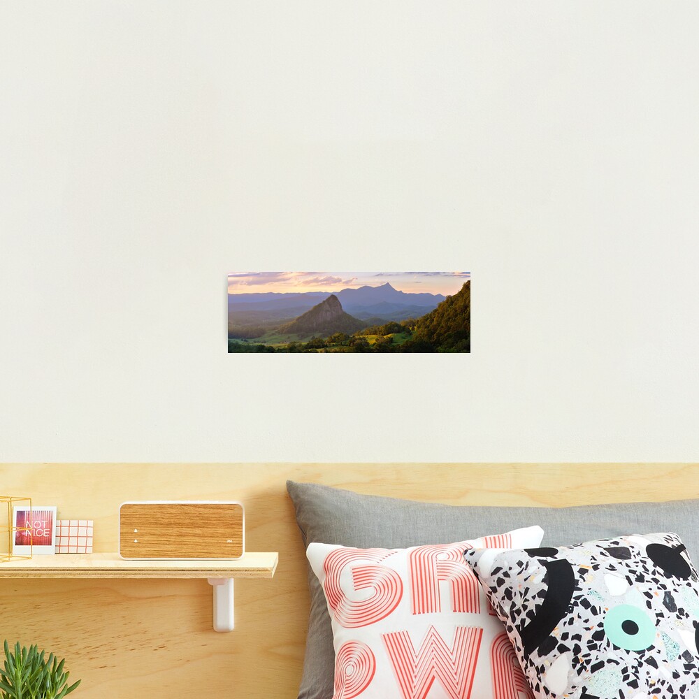 Doughboy Hill & Mt Warning, New South Wales, Australia Photographic Print