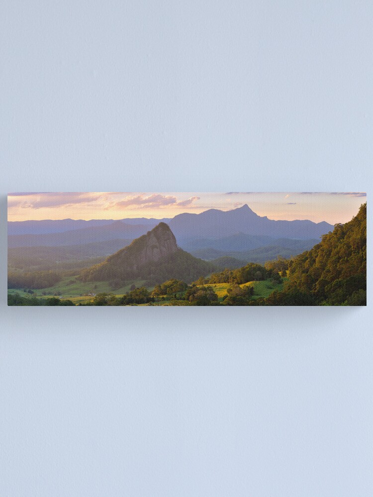 Alternate view of Doughboy Hill & Mt Warning, New South Wales, Australia Canvas Print