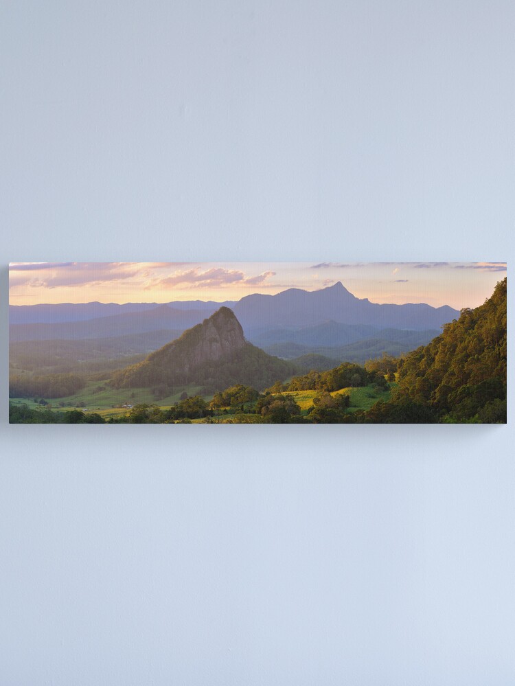 Alternate view of Doughboy Hill & Mt Warning, New South Wales, Australia Canvas Print