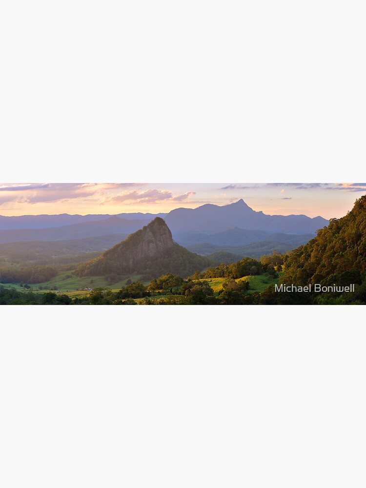 Doughboy Hill & Mt Warning, New South Wales, Australia by Chockstone