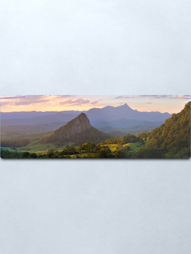 Alternate view of Doughboy Hill & Mt Warning, New South Wales, Australia Metal Print