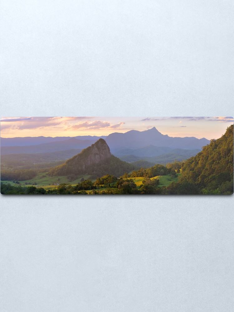 Alternate view of Doughboy Hill & Mt Warning, New South Wales, Australia Metal Print