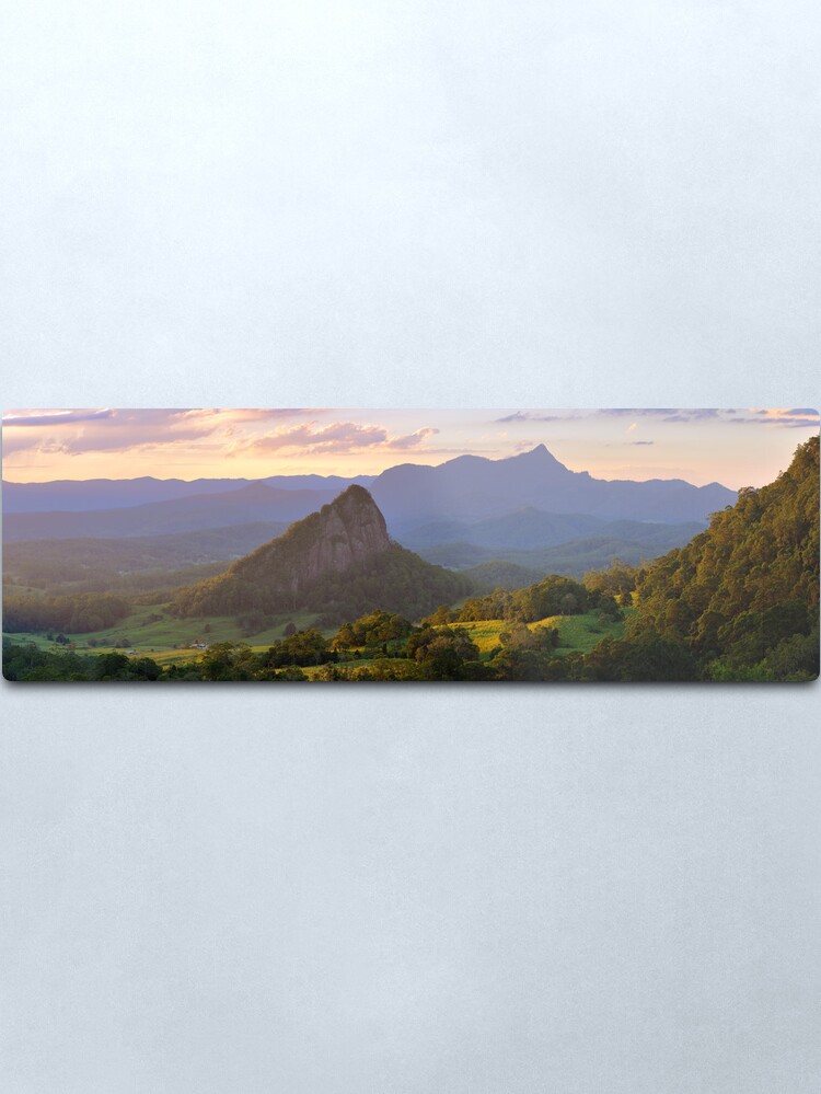 Alternate view of Doughboy Hill & Mt Warning, New South Wales, Australia Metal Print