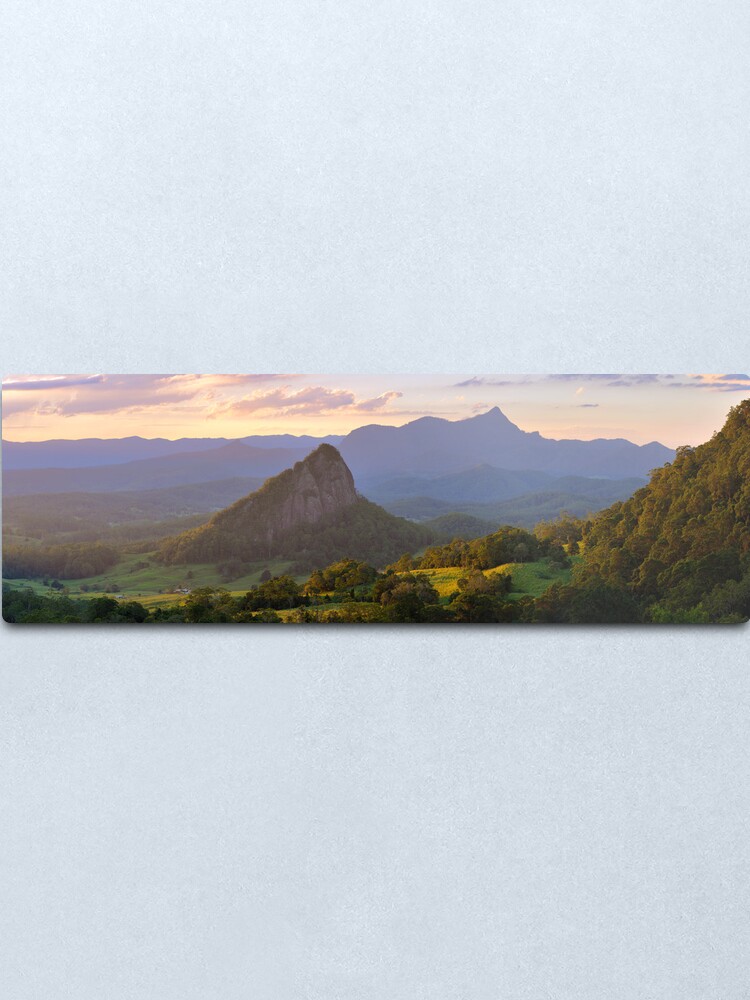 Alternate view of Doughboy Hill & Mt Warning, New South Wales, Australia Metal Print