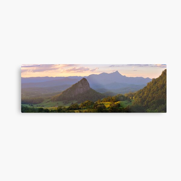 Doughboy Hill & Mt Warning, New South Wales, Australia Metal Print