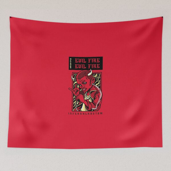 Item preview, Hip-Hop Evil Fire | INFERNAL RHYTHM designed and sold by AladdinMktgs.