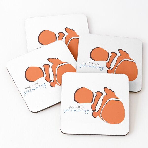 Item preview, just keep swimming designed and sold by Caroline Dondlinger.