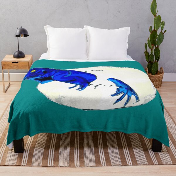 Item preview, Derived Product - Hand-drawn Blue Iguana Hatchling designed and sold by Eejee-SK.