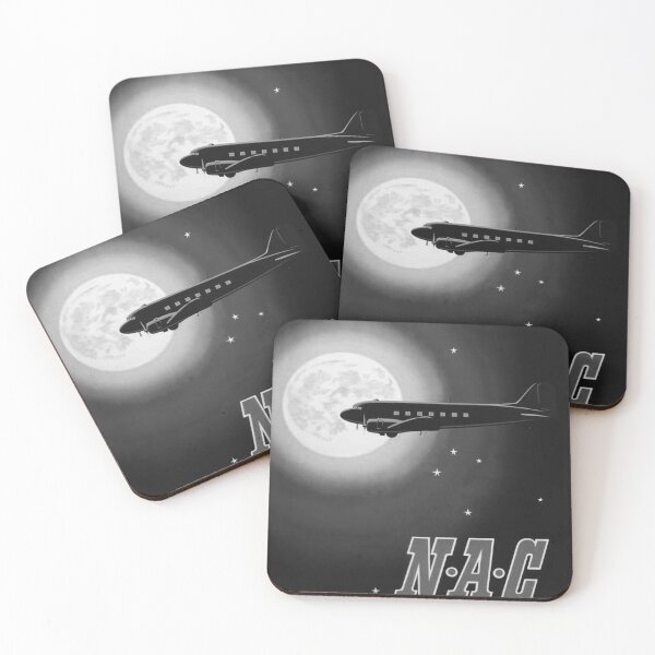 Item preview, Fly Home Tonight Noire vintage travel poster designed and sold by stickart-marek.
