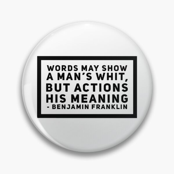 Item preview, Ben Franklin Quote on Words designed and sold by HalpinDesign.