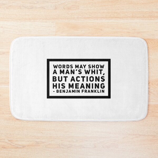 Item preview, Ben Franklin Quote on Words designed and sold by HalpinDesign.