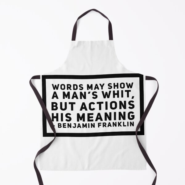 Item preview, Ben Franklin Quote on Words designed and sold by HalpinDesign.