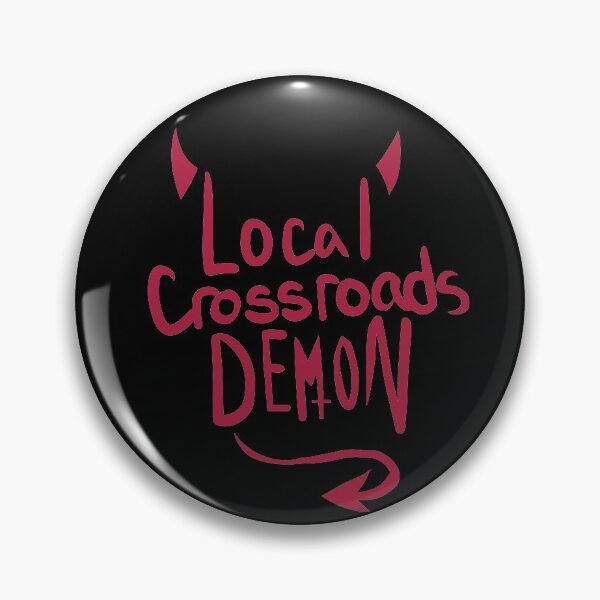 Item preview, Local Crossroads Demon sticker designed and sold by Crownominous.