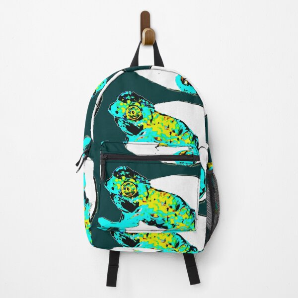 Item preview, Derived Product - Hand-drawn Turquoise chameleon Hatchling designed and sold by Eejee-SK.