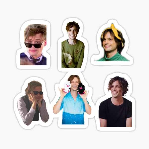 Matthew Gray Gubler Design Sticker