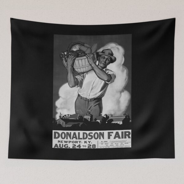 Item preview, Donaldson Fair Noire vintage travel poster designed and sold by stickart-marek.