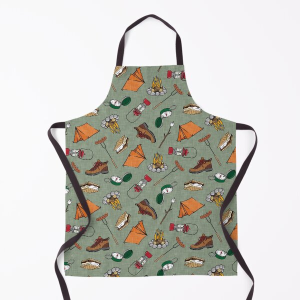 Item preview, Camping Elements - Sage designed and sold by littlearrow.