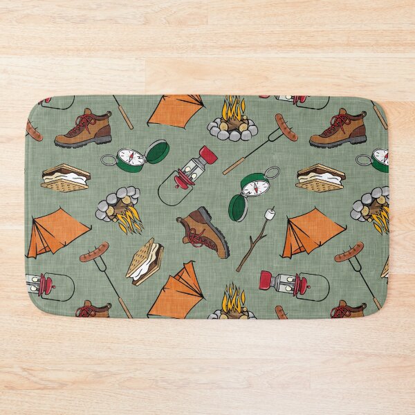 Item preview, Camping Elements - Sage designed and sold by littlearrow.