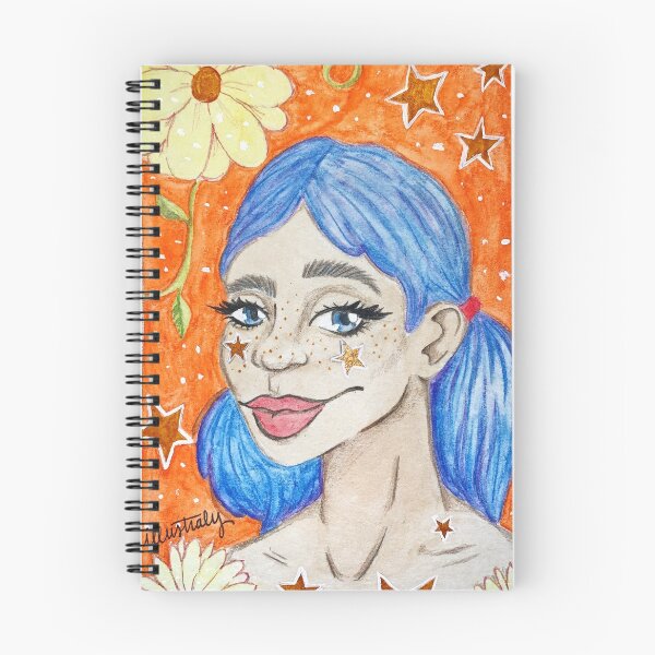 Item preview, Blue Haired Girl illustraly designed and sold by illustraly.