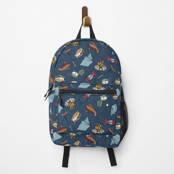 Item preview, Camping Elements - Navy designed and sold by littlearrow.