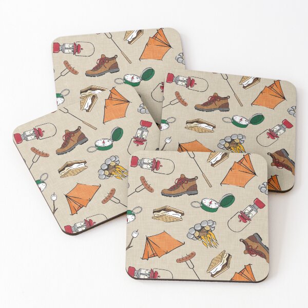 Item preview, Camping Elements - Tan designed and sold by littlearrow.