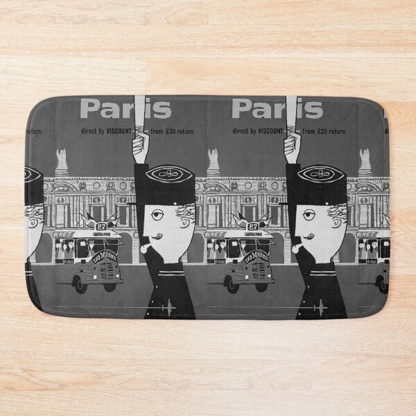 Item preview, Paris Noire vintage travel poster designed and sold by stickart-marek.