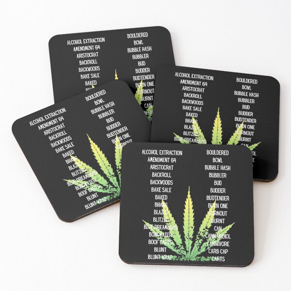 Item preview, Cannabis Slang A through C designed and sold by Zachary Hadley.