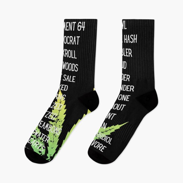 Item preview, Cannabis Slang A through C designed and sold by Zachary Hadley.
